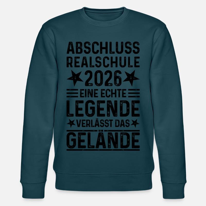 Realschule Abschluss 2026 - Stanley/Stella Unisex Bio-Sweatshirt CHANGER  - Dunkles Petrol