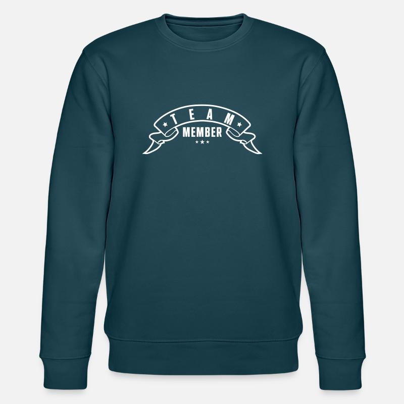 team member 1 - Stanley/Stella Unisex Bio-Sweatshirt CHANGER - Dunkles Petrol