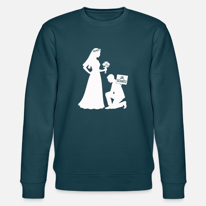 ehepaar - Stanley/Stella Unisex Bio-Sweatshirt CHANGER  - Dunkles Petrol