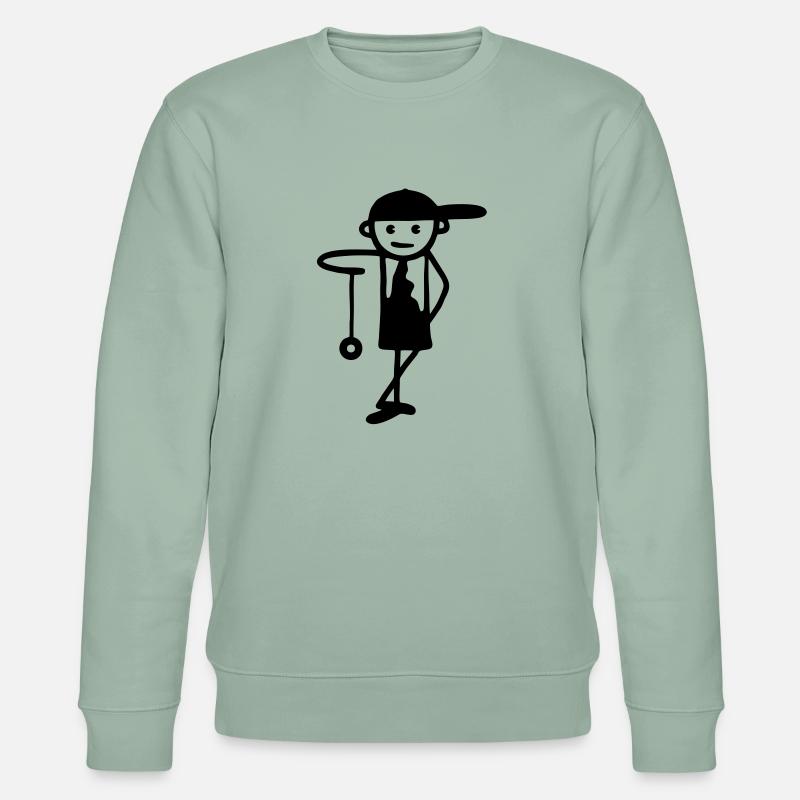 Boy with Jojo - Sweat bio CHANGER Stanley/Stella Unisexe - vert de gris clair