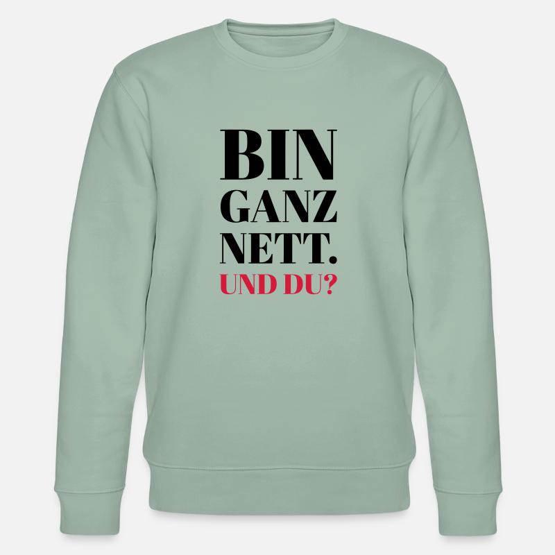 Nett - Stanley/Stella Unisex Bio-Sweatshirt CHANGER  - Helles Graugrün