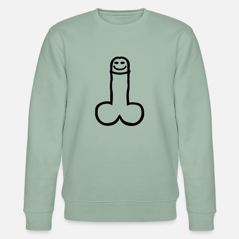 Penis - Stanley/Stella Unisex Bio-Sweatshirt CHANGER  - Helles Graugrün