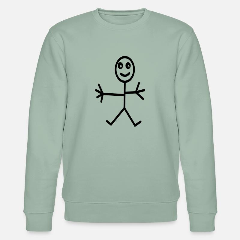 Comic - Stanley/Stella Unisex Bio-Sweatshirt CHANGER  - Helles Graugrün