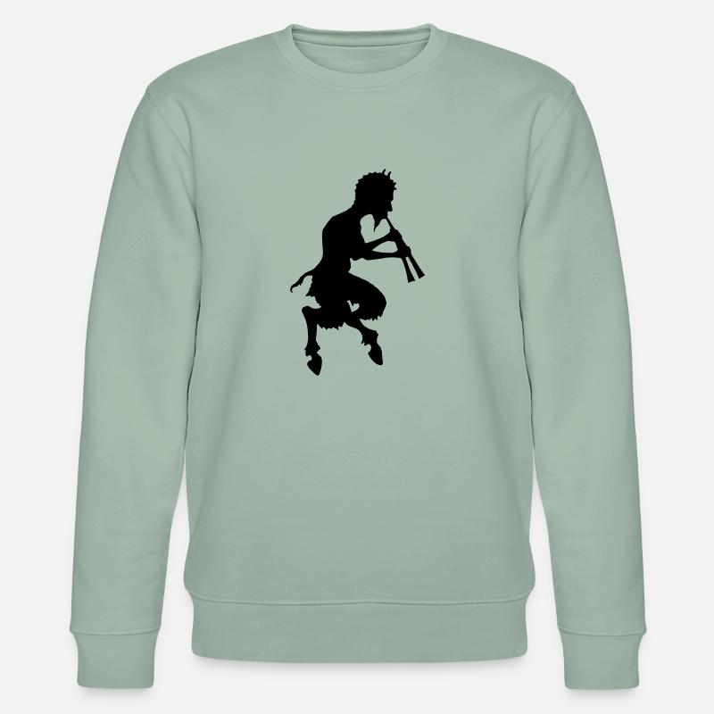 pan faune devil devil - Sweat bio CHANGER Stanley/Stella Unisexe - vert de gris clair