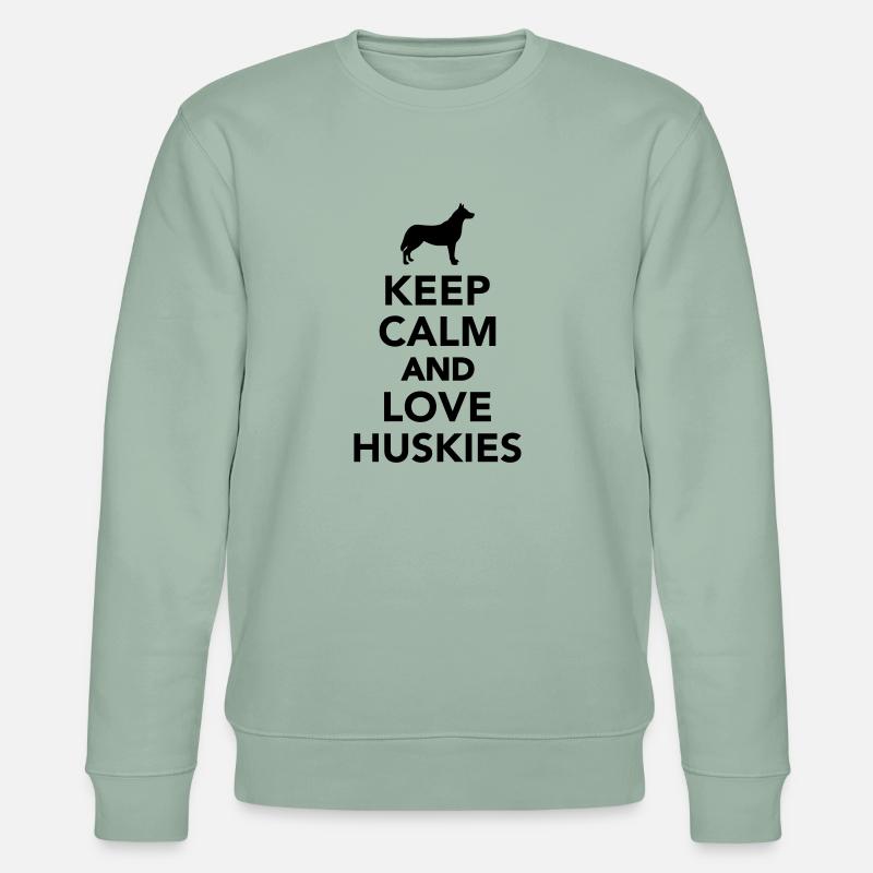 Husky - Stanley/Stella Unisex Bio-Sweatshirt CHANGER  - Helles Graugrün