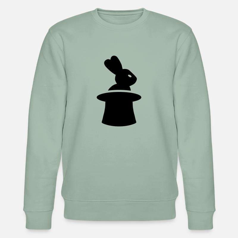 Zauberer - Stanley/Stella Unisex Bio-Sweatshirt CHANGER - Helles Graugrün