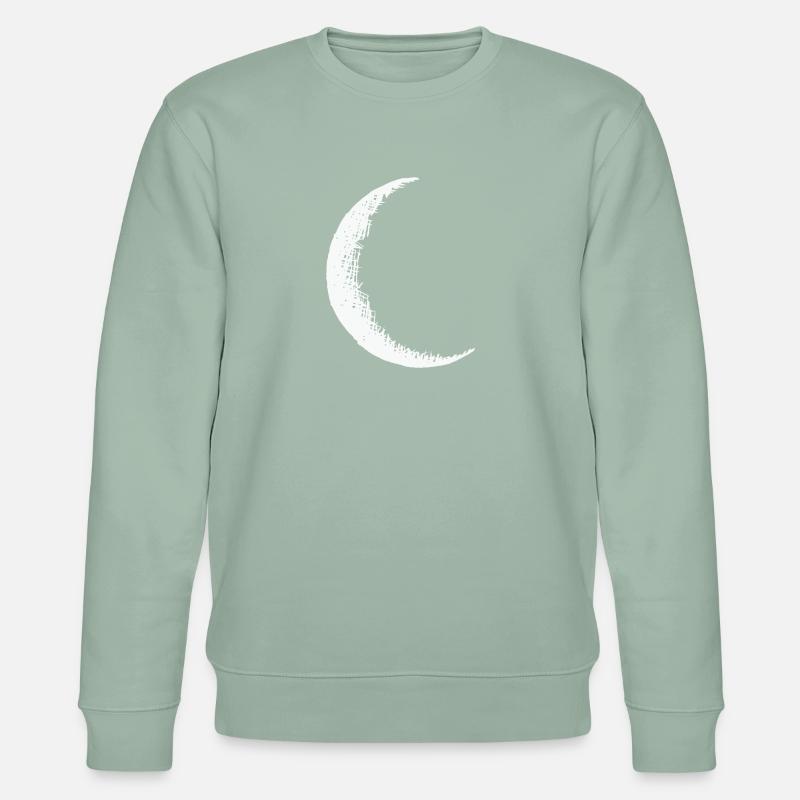 Mond - Stanley/Stella Unisex Bio-Sweatshirt CHANGER  - Helles Graugrün