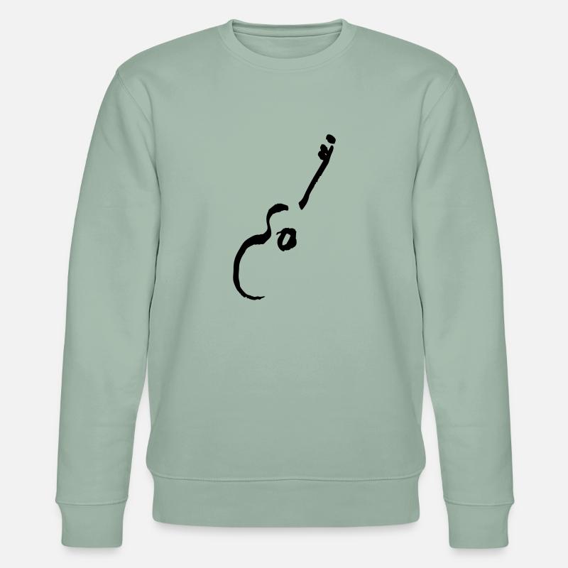 Gitarre - Stanley/Stella Unisex Bio-Sweatshirt CHANGER  - Helles Graugrün