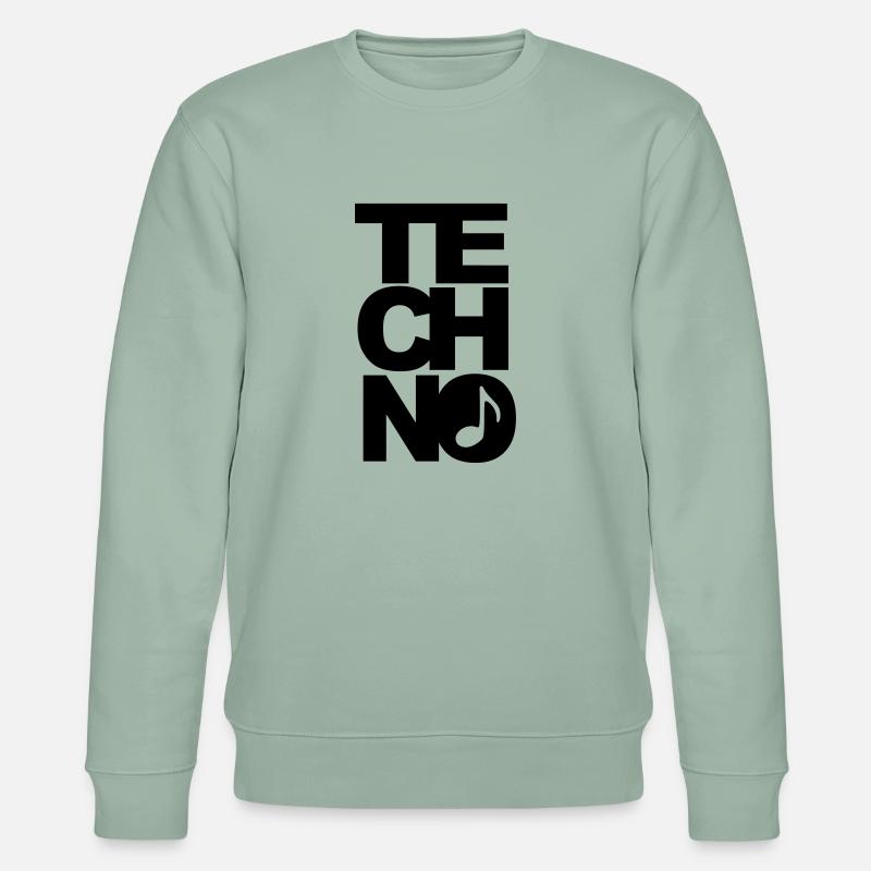 techno - Stanley/Stella Unisex Bio-Sweatshirt CHANGER  - Helles Graugrün