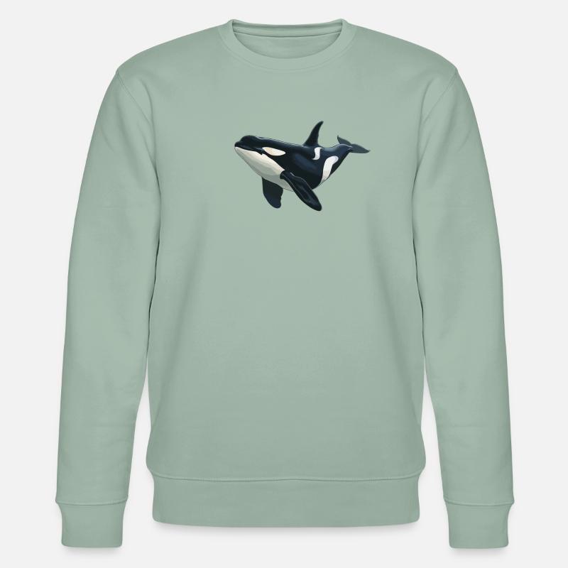 Orques Orques - Sweat bio CHANGER Stanley/Stella Unisexe - vert de gris clair