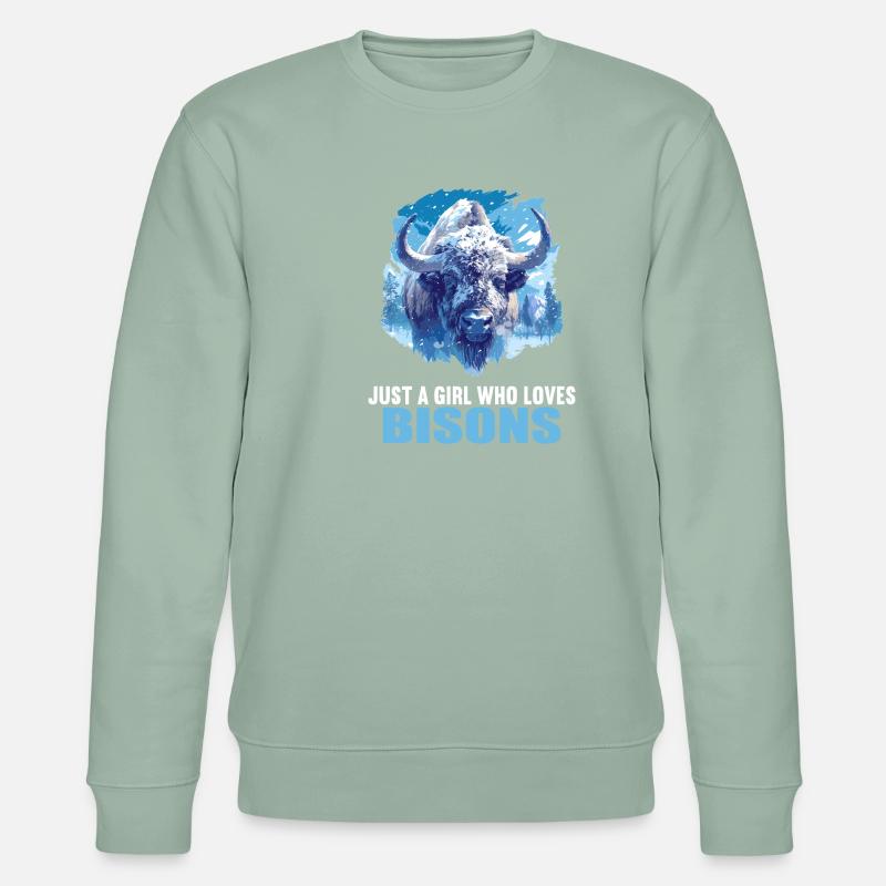 Bisons Bison - Stanley/Stella CHANGER Unisex Organic Sweatshirt - aloe