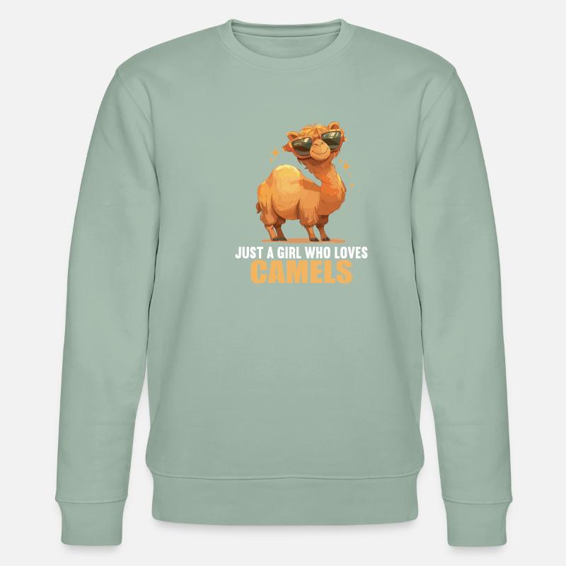Camel Kamele Kamel - Stanley/Stella Unisex Bio-Sweatshirt CHANGER  - Helles Graugrün