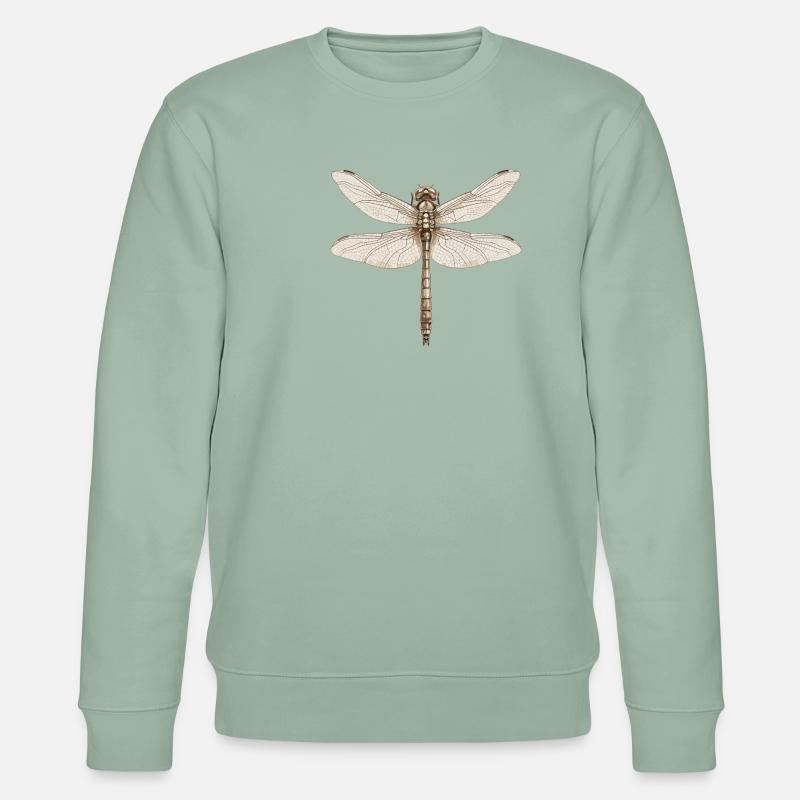 Libellules Libellule - Sweat bio CHANGER Stanley/Stella Unisexe - vert de gris clair