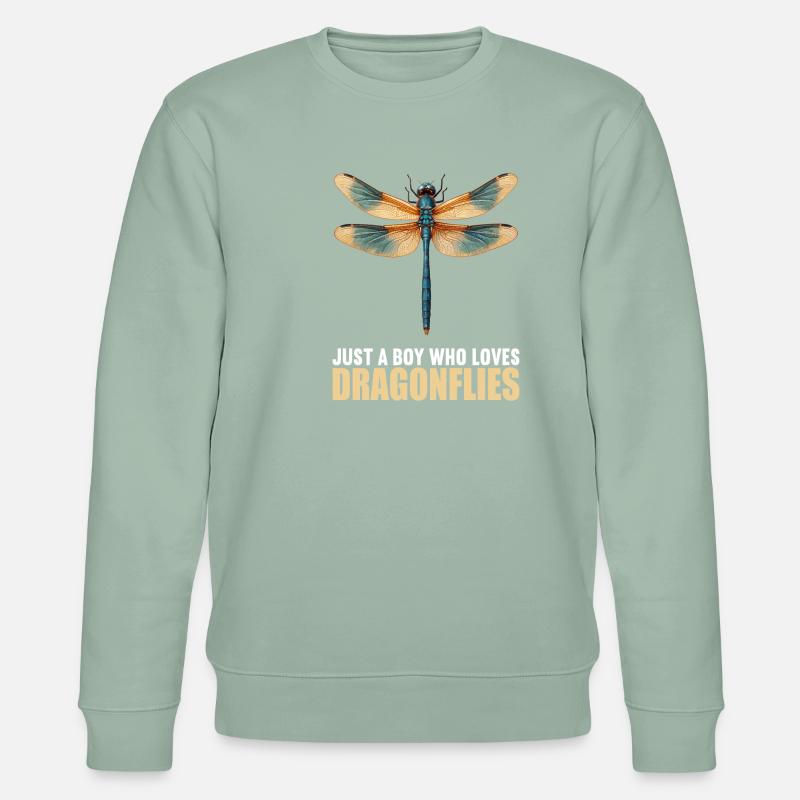 Libellules Libellule - Sweat bio CHANGER Stanley/Stella Unisexe - vert de gris clair
