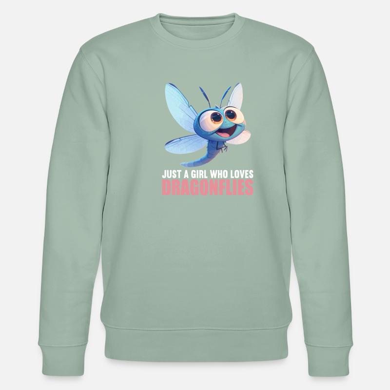 Libellules Libellule - Sweat bio CHANGER Stanley/Stella Unisexe - vert de gris clair