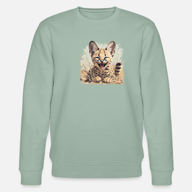 Servale Serval - Sweat bio CHANGER Stanley/Stella Unisexe - vert de gris clair