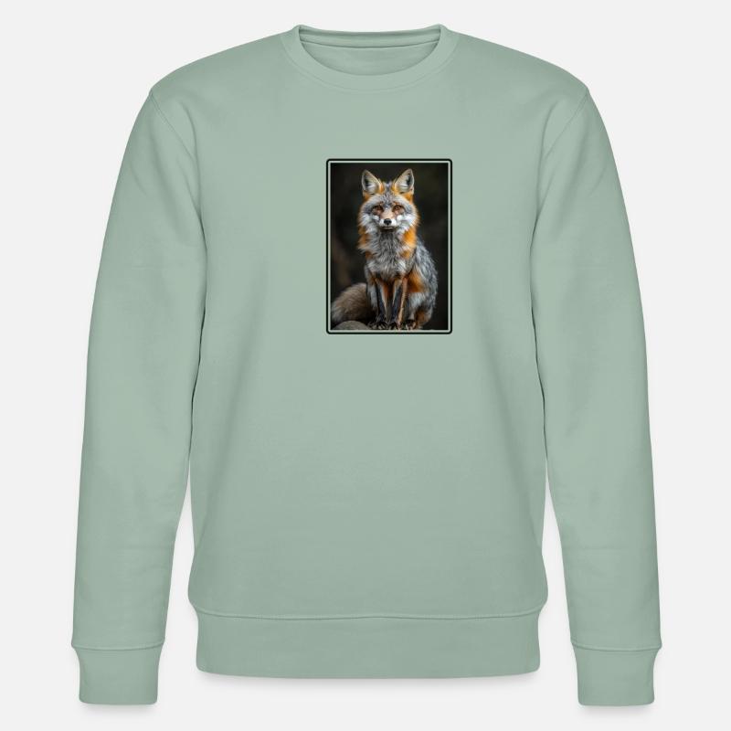 Graufüchse Graufuchs - Stanley/Stella Unisex Bio-Sweatshirt CHANGER  - Helles Graugrün