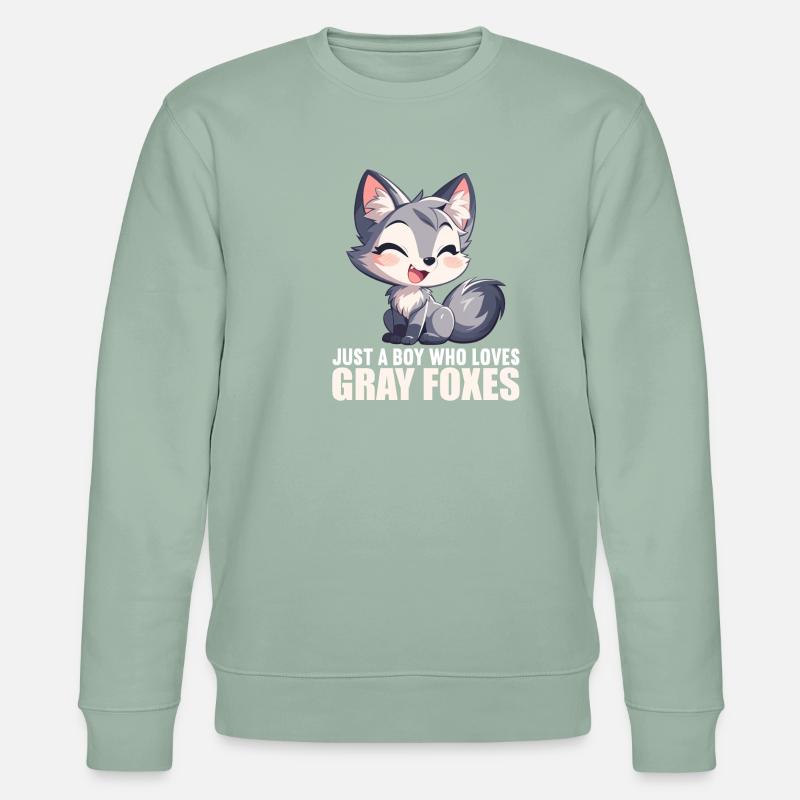 Graufüchse Graufuchs - Stanley/Stella Unisex Bio-Sweatshirt CHANGER  - Helles Graugrün