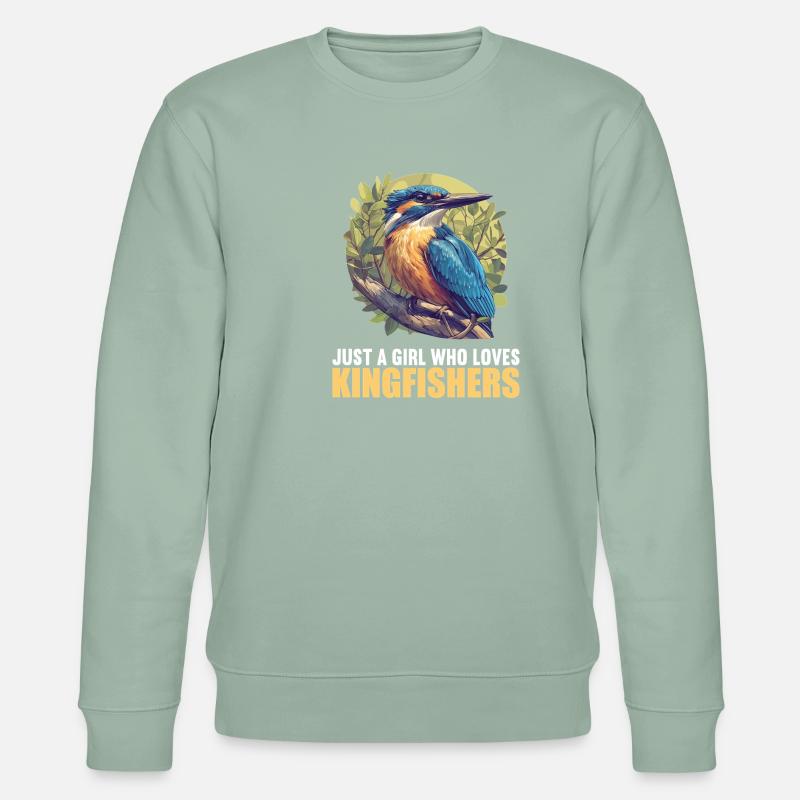 Eisvögel Eisvogel - Stanley/Stella Unisex Bio-Sweatshirt CHANGER  - Helles Graugrün