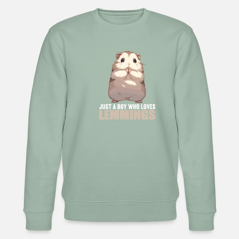 Lemminge Lemming - Stanley/Stella Unisex Bio-Sweatshirt CHANGER - Helles Graugrün