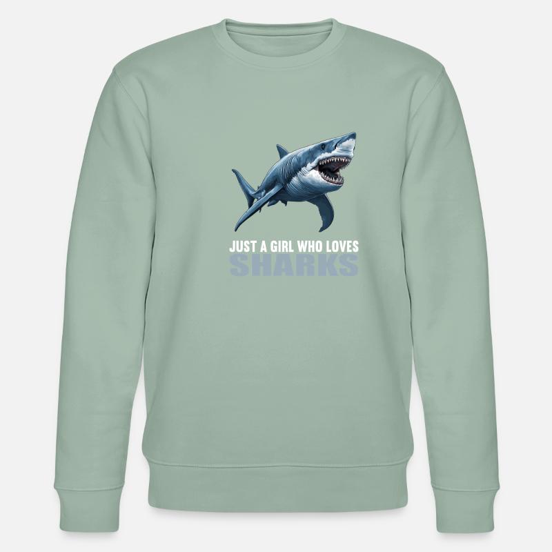 Requins Requin - Sweat bio CHANGER Stanley/Stella Unisexe - vert de gris clair