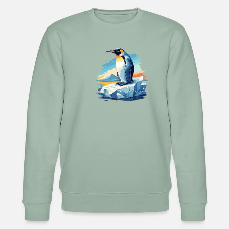 Pingouins Pingouin - Sweat bio CHANGER Stanley/Stella Unisexe - vert de gris clair