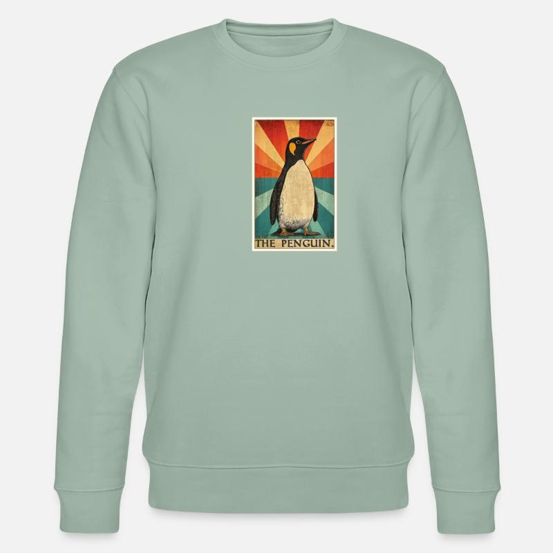 Penguins Penguin - Stanley/Stella CHANGER Unisex Organic Sweatshirt - aloe