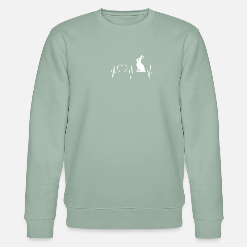 Lapin Lapin - Sweat bio CHANGER Stanley/Stella Unisexe - vert de gris clair