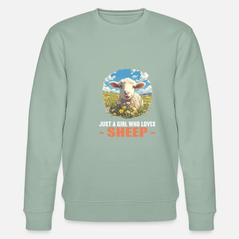 Mouton Mouton - Sweat bio CHANGER Stanley/Stella Unisexe - vert de gris clair