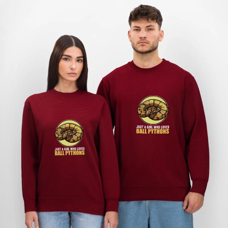 Ball Python Königspythons Königspython Stanley/Stella Unisex Bio-Sweatshirt CHANGER 
