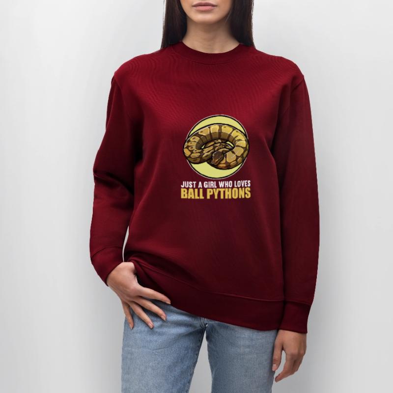 Ball Python Königspythons Königspython Stanley/Stella Unisex Bio-Sweatshirt CHANGER 