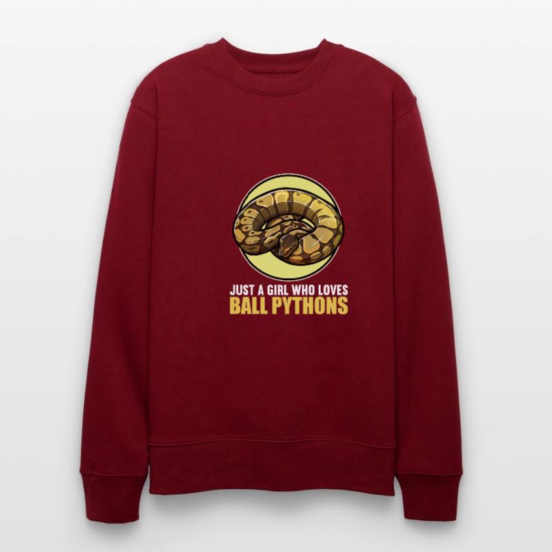 Ball Python Königspythons Königspython Stanley/Stella Unisex Bio-Sweatshirt CHANGER 