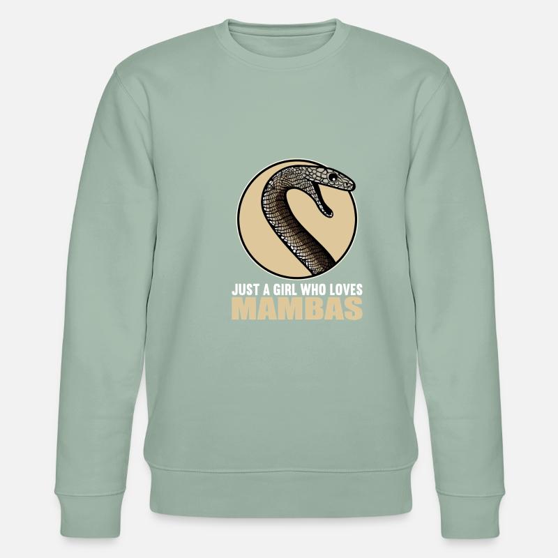 Mambas Mamba - Stanley/Stella Unisex Bio-Sweatshirt CHANGER  - Helles Graugrün