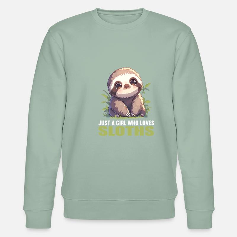 Sloths Sloth - Stanley/Stella CHANGER Unisex Organic Sweatshirt - aloe