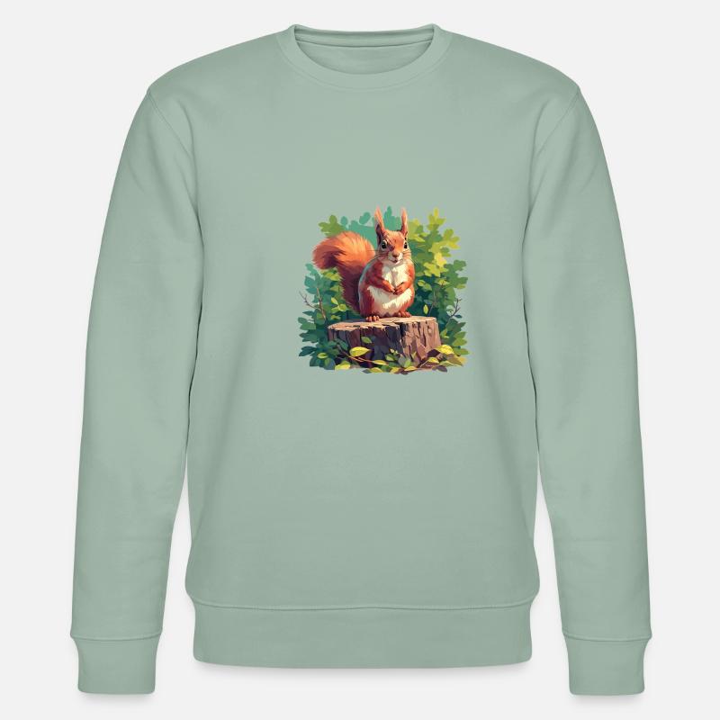 Squirrel - Stanley/Stella CHANGER Unisex Organic Sweatshirt - aloe
