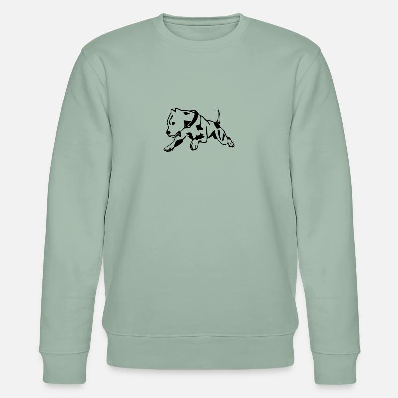 Pit Bull - Stanley/Stella Unisex Bio-Sweatshirt CHANGER  - Helles Graugrün