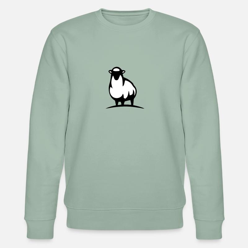 Black Sheep - Stanley/Stella Unisex Bio-Sweatshirt CHANGER  - Helles Graugrün