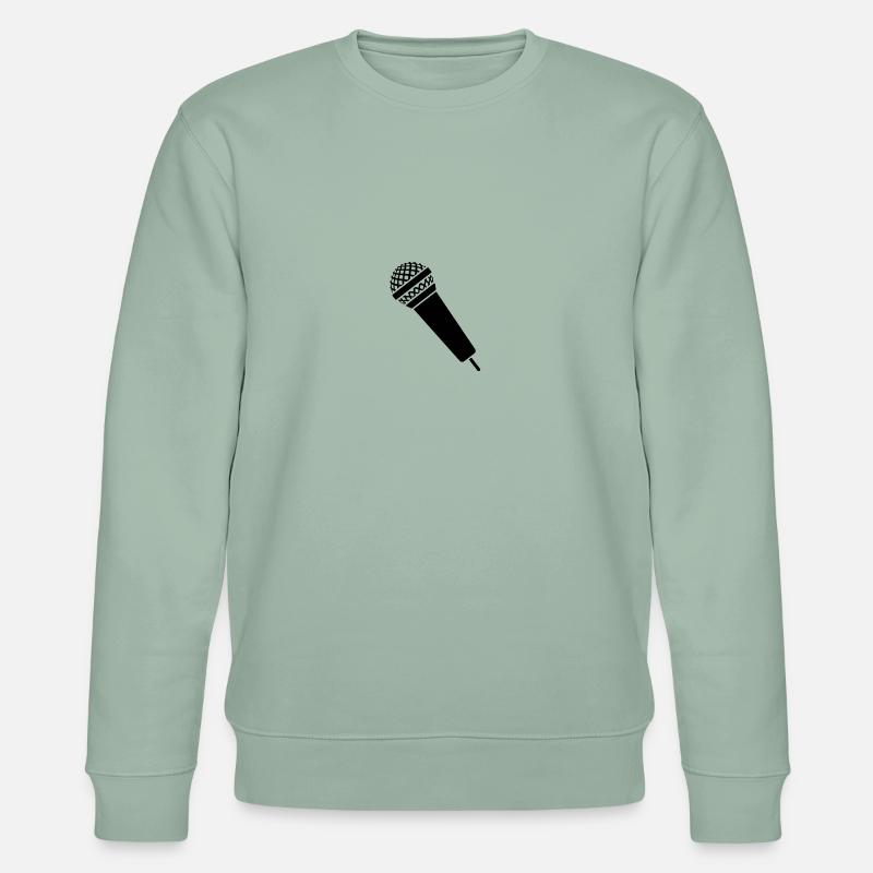 Mikrofon - Stanley/Stella Unisex Bio-Sweatshirt CHANGER  - Helles Graugrün