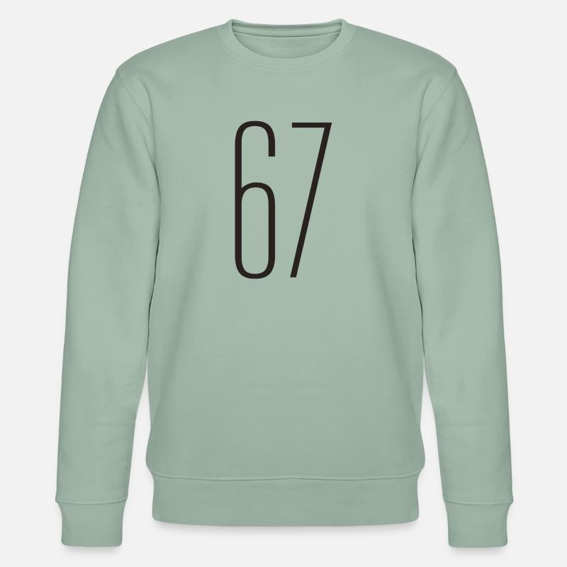 67 - Stanley/Stella Unisex Bio-Sweatshirt CHANGER  - Helles Graugrün