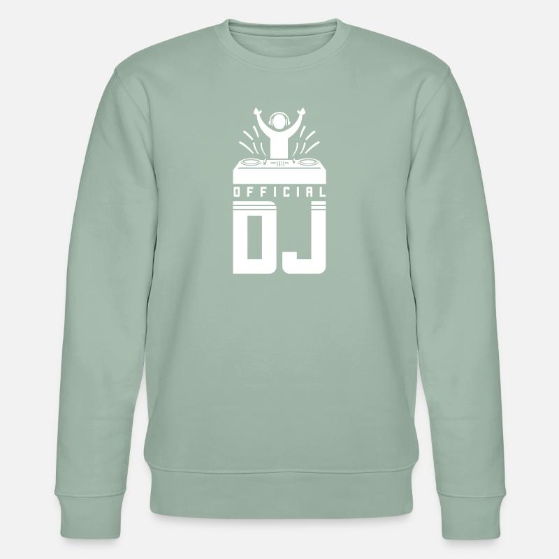 DJ Spruch Turntables - Stanley/Stella CHANGER Unisex Organic Sweatshirt - aloe