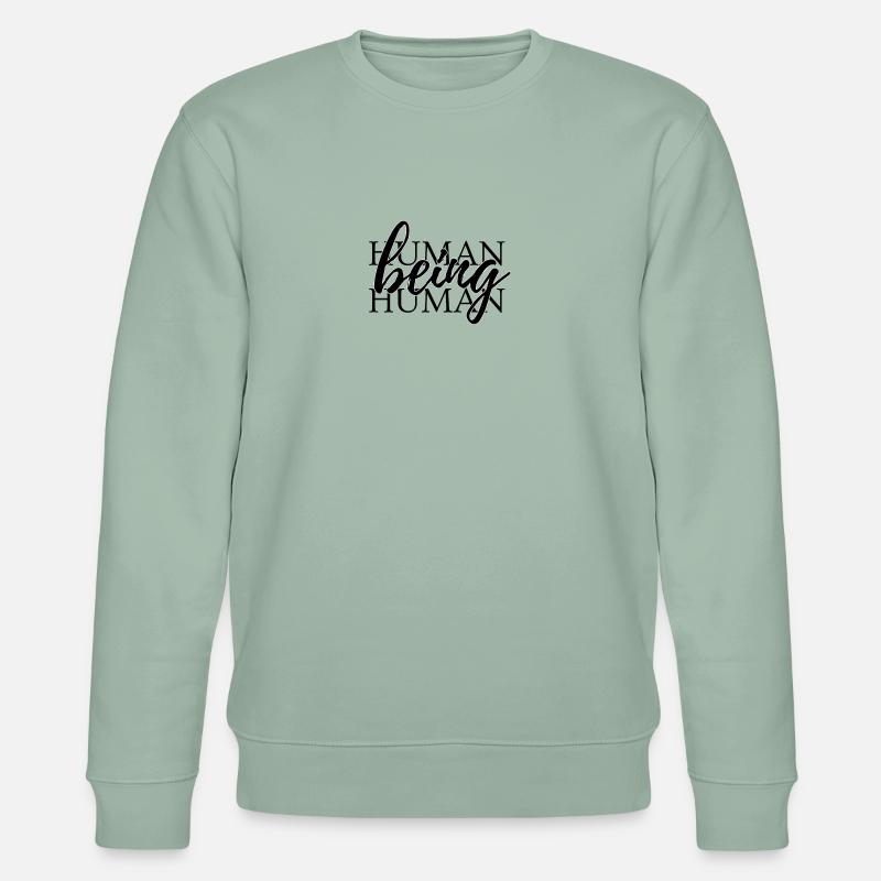 Human bl - Stanley/Stella Unisex Bio-Sweatshirt CHANGER  - Helles Graugrün