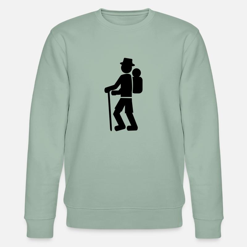 Wanderer - Stanley/Stella Unisex Bio-Sweatshirt CHANGER - Helles Graugrün
