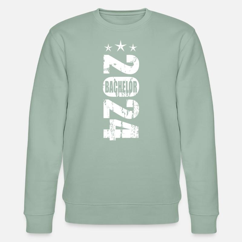 Bachelor 2024 - Stanley/Stella Unisex Bio-Sweatshirt CHANGER - Helles Graugrün