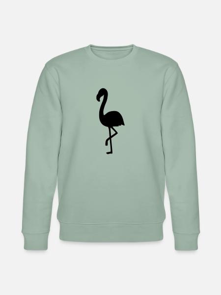 Flamingo 2 - Stanley/Stella Unisex Bio-Sweatshirt CHANGER  - Helles Graugrün