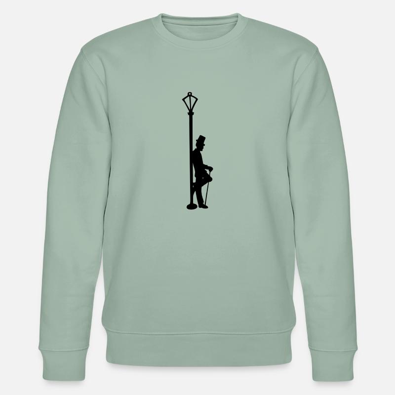 Gentleman Lantern - Stanley/Stella Unisex Bio-Sweatshirt CHANGER  - Helles Graugrün