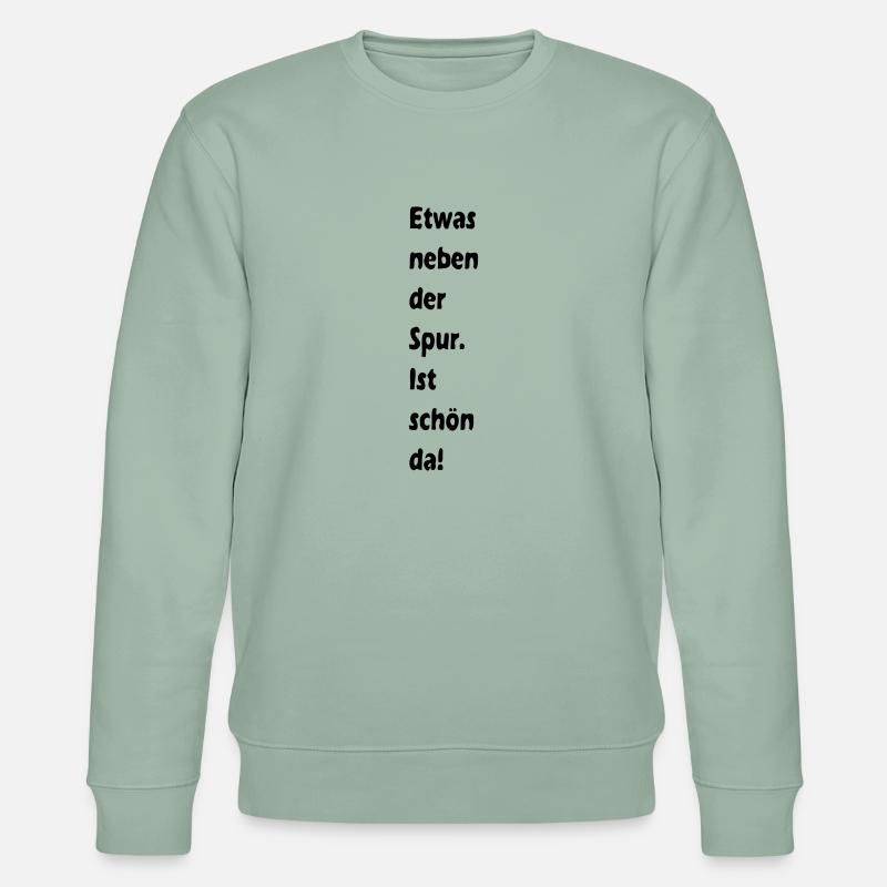 Neben der Spur - Stanley/Stella Unisex Bio-Sweatshirt CHANGER  - Helles Graugrün