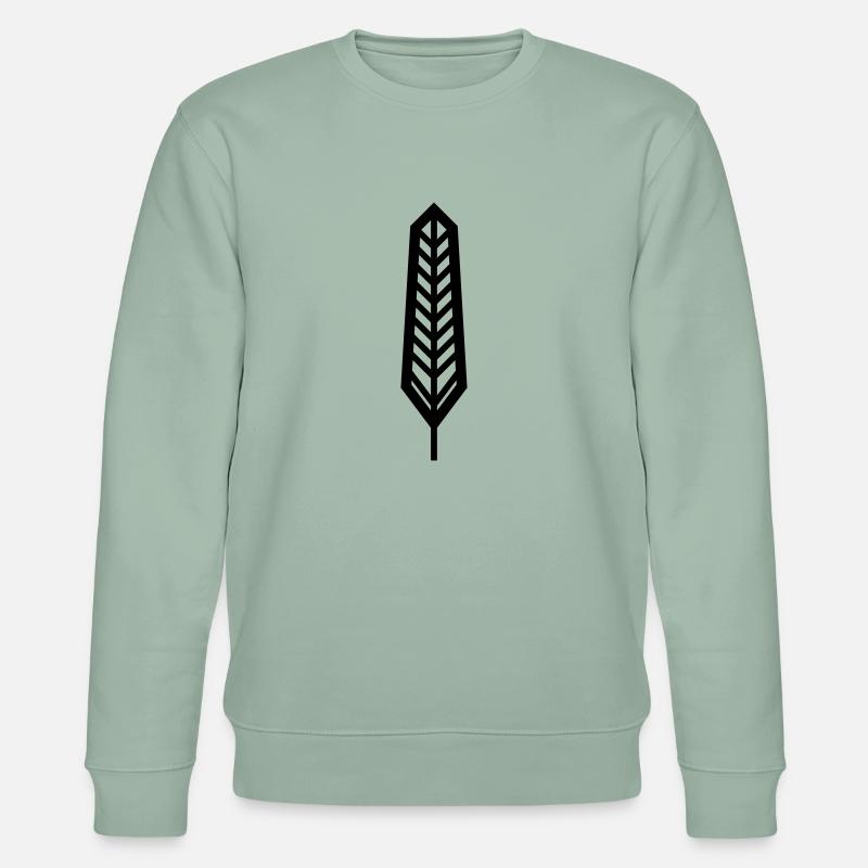 Feder - Stanley/Stella Unisex Bio-Sweatshirt CHANGER  - Helles Graugrün