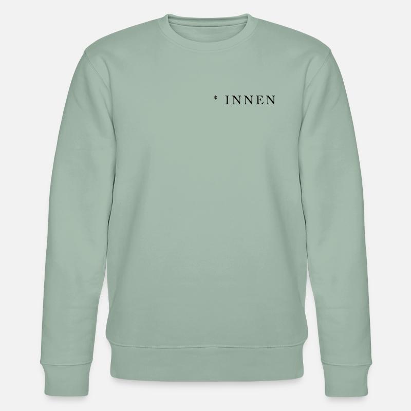 *Innen - Stanley/Stella Unisex Bio-Sweatshirt CHANGER - Helles Graugrün
