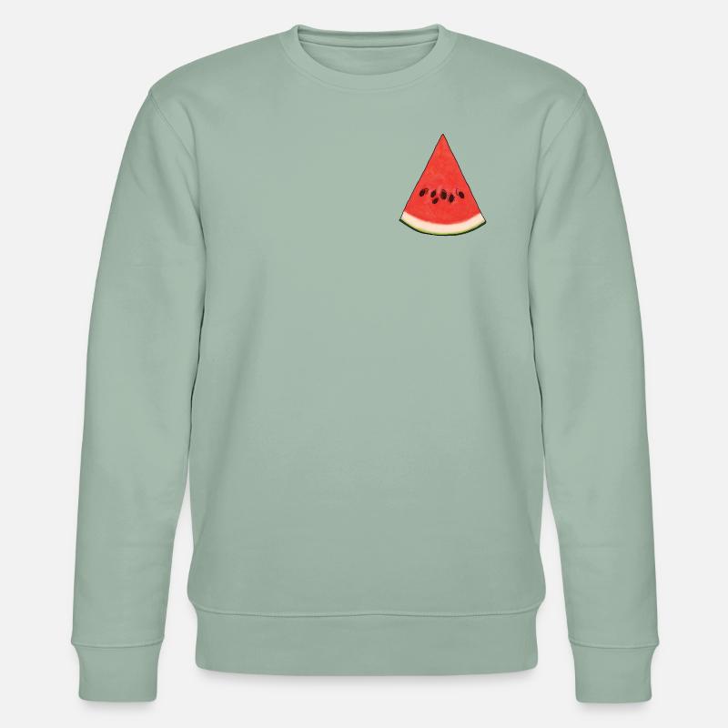 Triangle de pastèque - Sweat bio CHANGER Stanley/Stella Unisexe - vert de gris clair