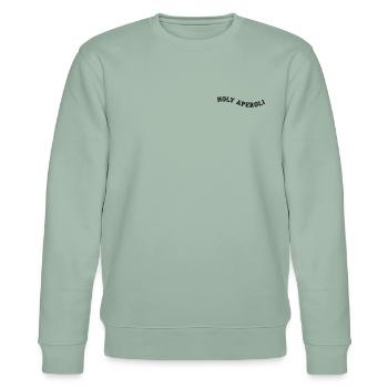 HOLY APEROLI - Stanley/Stella Unisex Bio-Sweatshirt CHANGER  - Helles Graugrün - Vorne - Jaron (178cm) & Liana (172cm)